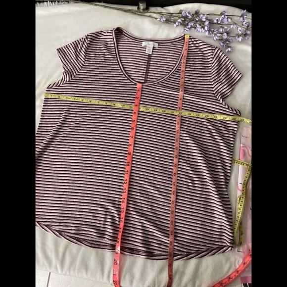 NEW Nordstrom Signature Francesca Linen Stripe Top‎ - Picture 11 of 12